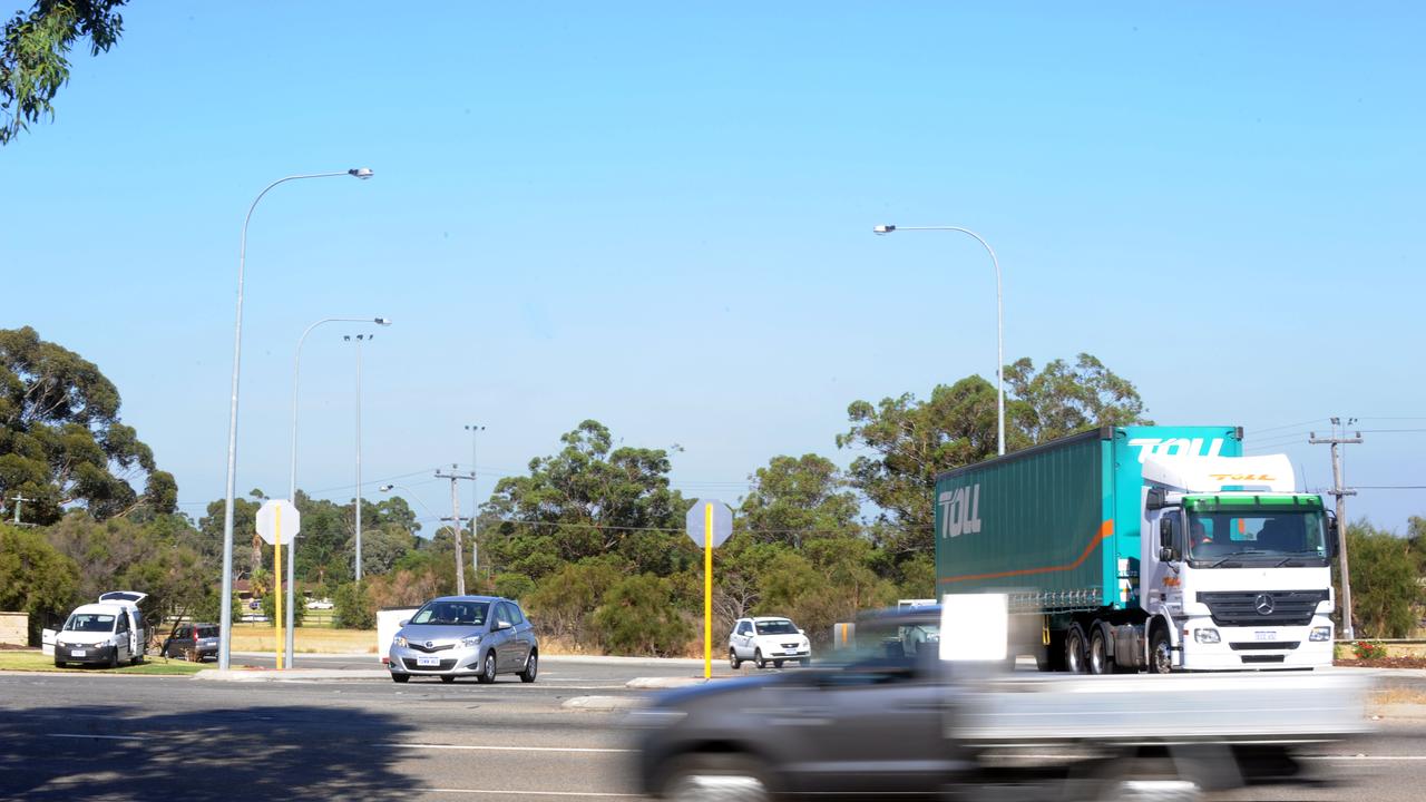 The vehicle fire occurred at the intersection of Tonkin and Albany highways in Gosnells.