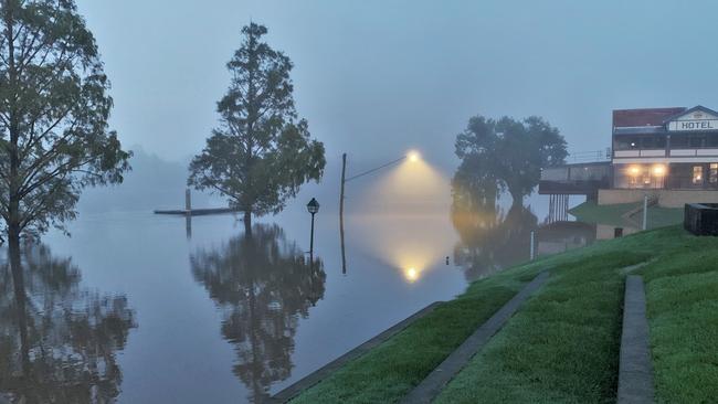 The Clarence River passed the major flood level of 5.4m and was approaching the 6m mark at Prince St, Grafton at 6.30am on Wednesday, 24th March, 2021.