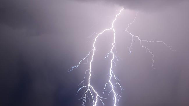 Rain and thunderstorms are expected to continue on Wednesday night in Mackay. Picture: Grant Rolph