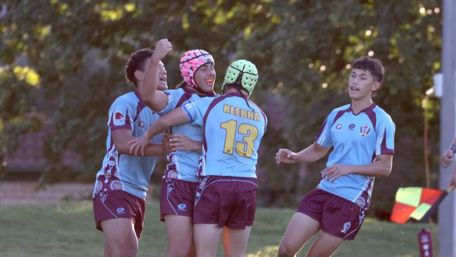 Walters Rugby league game - Jai Bilish scoring.- Photo Steve Pohlner