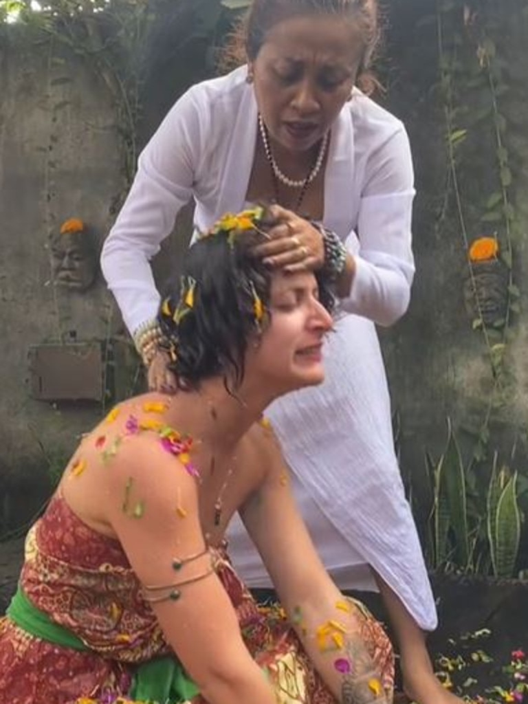 The ritual is growing in popularity in Bali.