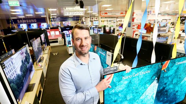 Retailer Harvey Norman has experienced a COVID sales boom. Picture: Steve Pohlner