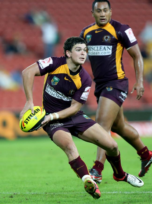 Taylor in action for the Broncos U20s in 2013. Picture: Darren England