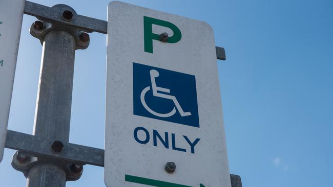 Fines for illegally parking in disabled spaces range from $549 and one demerit point to $659.