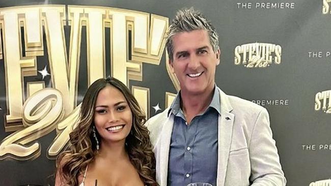 Former Essendon star Ricky Olarenshaw and his ex-wife Sarnanitha have been engulfed by a sex crime scandal in Bali. Source: Facebook