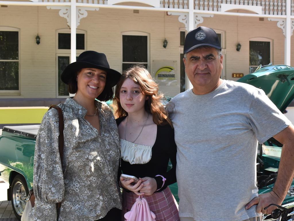 Hayley, May and Bahram Forouzesh at day three of Rockynats 2022.