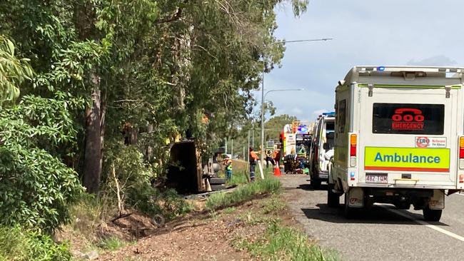 Mick Willett was killed in a horror crash at Kybong after his truck rolled onto its side and hit a tree while travelling south on the Old Bruce Hwy. Picture: Scott Kovacevic