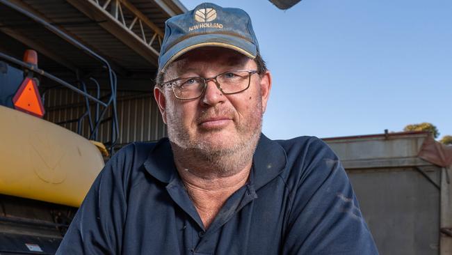 Andrew Zanker at his farm. Pictured on 10th October 2024. Picture: Ben Clark