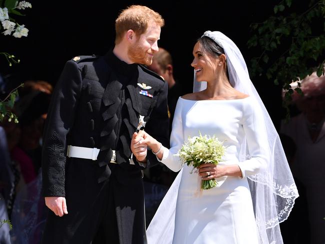 Meghan Markle wore Givenchy on her wedding day. Picture: Getty Images