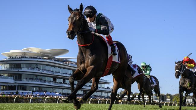 Mr Brightside will be out to atone for a narrow Cox Plate defeat in the Group 1 Champions Mile. Picture: Getty Images