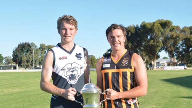 Codi Voumard (left) has been a standout for the Panthers. Picture: Facebook