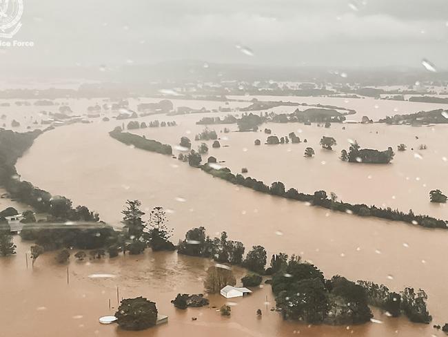 PolAir has completed 22 rescues from flood-affected homes and roads on the Mid North Coast as emergency services continue to respond to calls for help., , , Since Tuesday 21 May 2025, the NSW Police Force Aviation Command (PolAir) has had a full-time presence on the Mid North Coast as record-breaking floods impact the community., , , In the 24 hours until 8am today (Thursday 22 May 2025), PolAir performed a total of 18 winch rescues, with four dogs and one cat being rescued along with their owners., , , Incidents of note include,, , , Seven people - a woman and her two-year-old child, an elderly man, and four other people - have been rescued from three homes in River Road Coolongolook, , About 11.15am (Wednesday 21 May 2025), PolAir responded to reports of two people - both aged in their 70s - stuck on the roof of their vehicle after driving through floodwaters. The pair were winched to the safety of a nearby paddock before being assessed by NSW Ambulance paramedics, , About 11.30pm yesterday, four truck drivers were rescued after the police helicopter landed on the bridge on the M1 at Ghinni Ghinni, , PolAir transported essential medication from the Emergency Operation Centre to paramedics at Old Bar, and, , About 4pm, a person suffering an asthma attack was winched off Oxley Island. Picture: Supplied