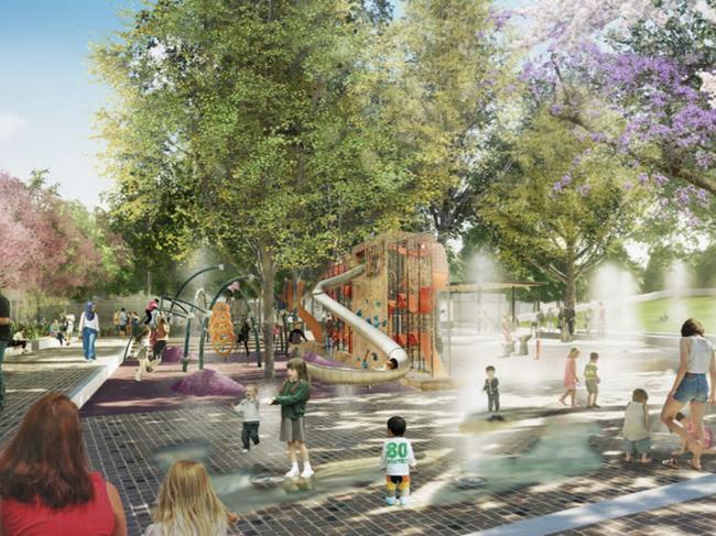 Canterbury-Bankstown Council has released a proposed master plan for Paul Keating Park. Picture: Planning documents