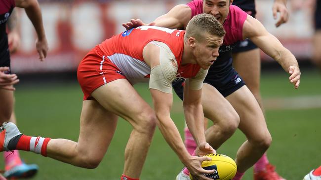 The Swans say Dan Hannebery wasn’t pushed out the door. Picture: AAP