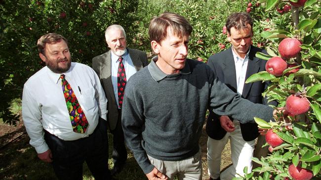 Trevor Ranford, left, has more than 40 years experience in the horticulture industry, and has slammed the biosecurity levy, calling for the levy to be scrapped.