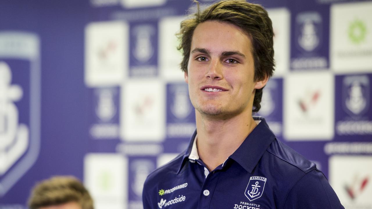 New Fremantle Dockers recruit Harley Balic in 2015.