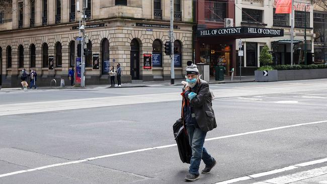 Melbourne’s CBD was the hardest hit by the pandemic. Picture: NCA NewsWire / Ian Currie