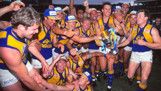 Travelling together for away games helped build West Coast’s future in the early years, former coach Mick Malthouse says. Picture: Getty