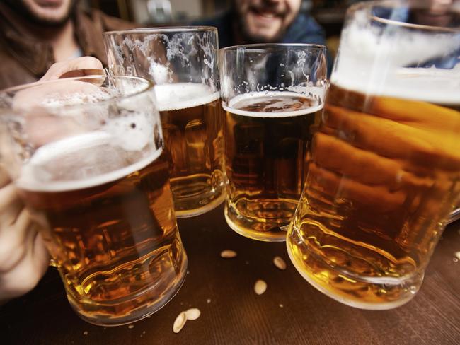 Generic photo of men drinking beer. Picture: Supplied