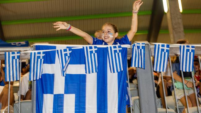 Fans in the stands at the fifth GleNTi Cup clash – 2025. Picture: Pema Tamang Pakhrin
