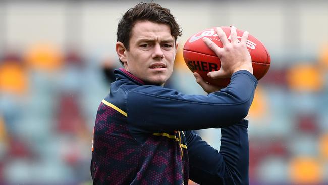 Brisbane superstar Lachie Neale is leading the Brownlow betting seven rounds into the season. Picture: AAP Image/Darren England