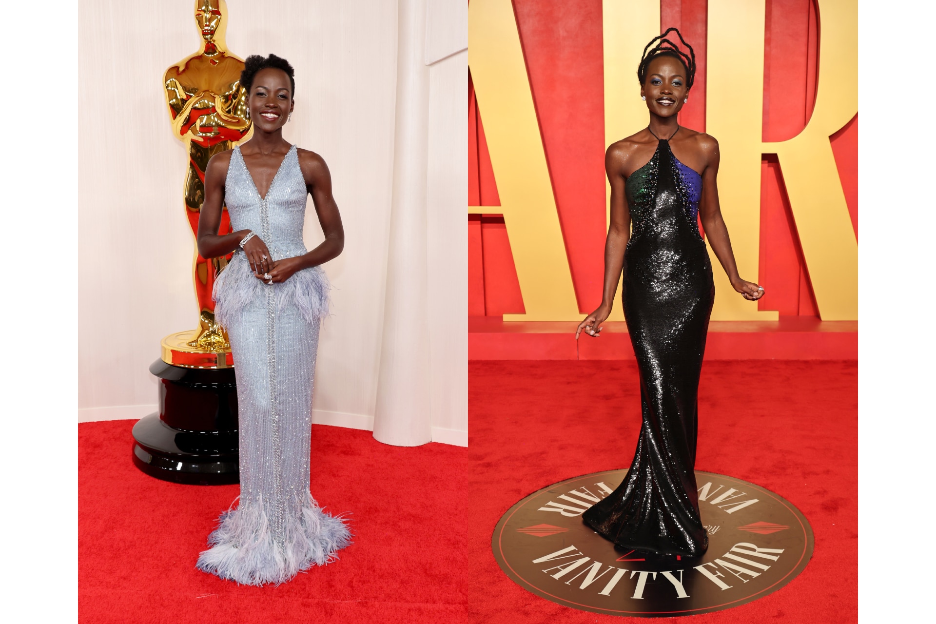 <h3><b>Lupita Nyong&rsquo;o wears Armani Priv&eacute; at the Oscars and at the </b><b><i>Vanity Fair </i></b><b>after party</b></h3>