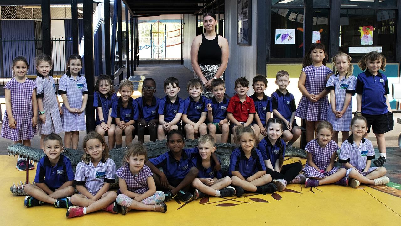 HOWARD SPRINGS PRIMARY SCHOOL Transition Liddle: Classroom Teacher, Sophie Liddle (absent) Teacher Assistant, Indiana Hickling, Georgia Schoolmeester, Kiera, Alannah Paddick, Torah, Beau Thomson, Pouch Chol, Chase Carter, Felix Gscheidle, Eli Neal, Joshua Fuller, James Field, Lucas Dobbe, Ashima Kakiyama-Taylor, Halle Sluggett, Amelia LewisElias Braun, Emily Kendall, Hollie Hassall, Boaz Wanambi, Dean Honey, Archie Franklin, Rylee Izod, Grace Peyrer Mowbray, Demi Everingham. Picture: Renee Buckingham