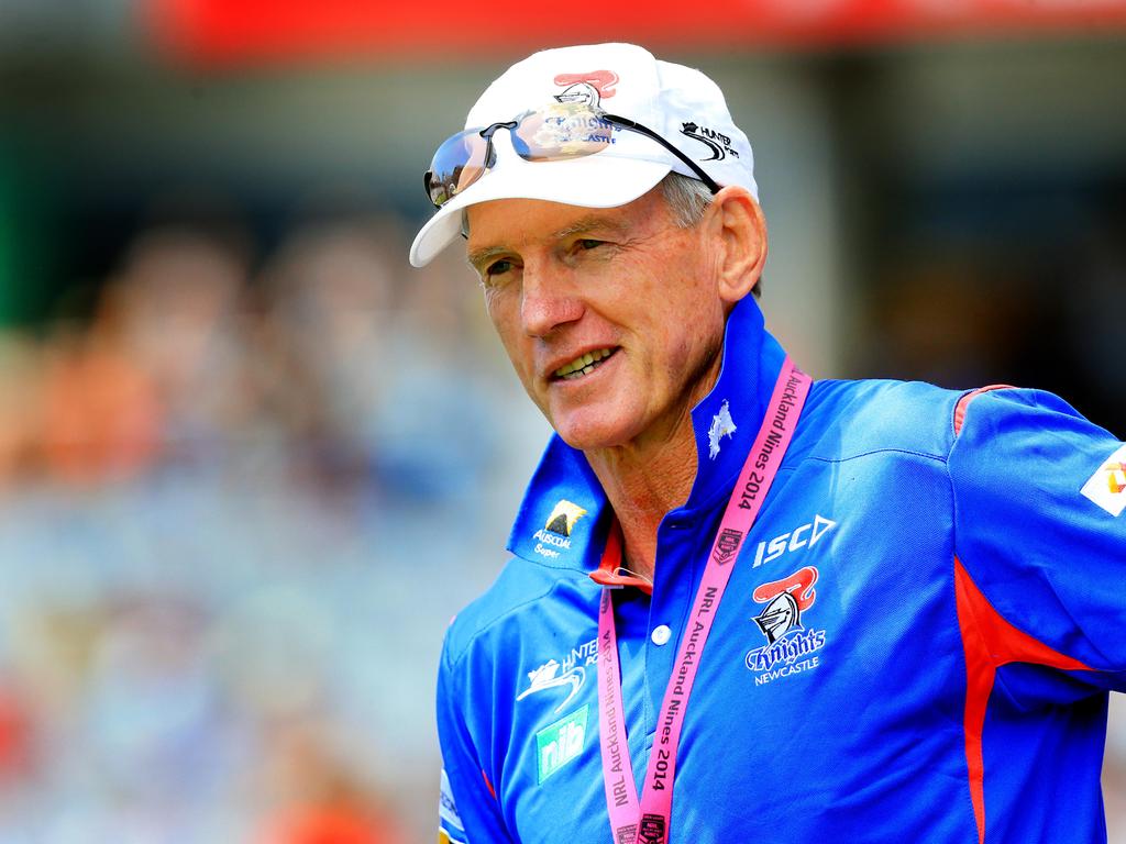 Wayne Bennett has hit back at claims he left the Knights in crisis when he departed the club at the end of 2014. Picture: Mark Evans