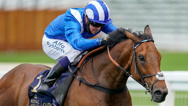 Battaash scored an impressive win in the King's Stand Stakes on day one of the Royal Ascot carnival. Picture: AFP