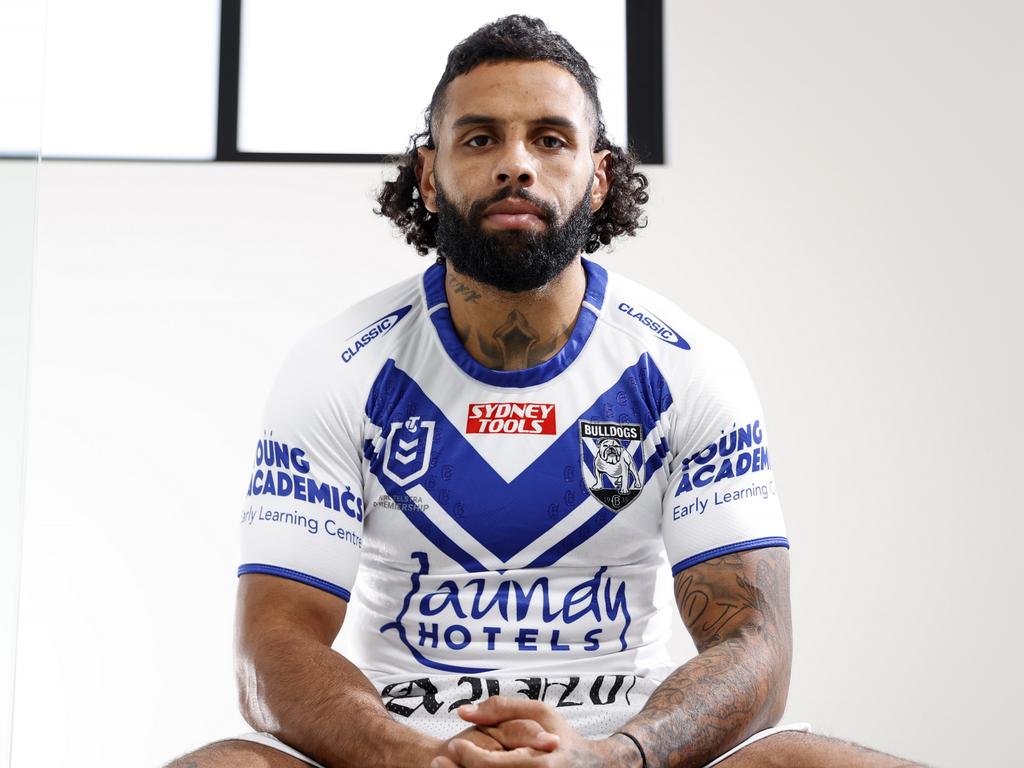 Josh Addo-Carr joined the Bulldogs in 2022. Picture: Jonathan Ng