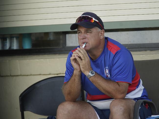 Mornington coach Darren Berry watching on last week. Picture: Valeriu Campan