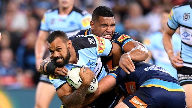 Jayson Bukuya has announced his retirement from the NRL after 13 years. Picture: Getty Images.