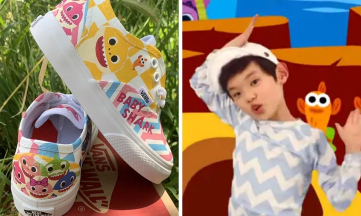 Baby shark cheap vans shoes