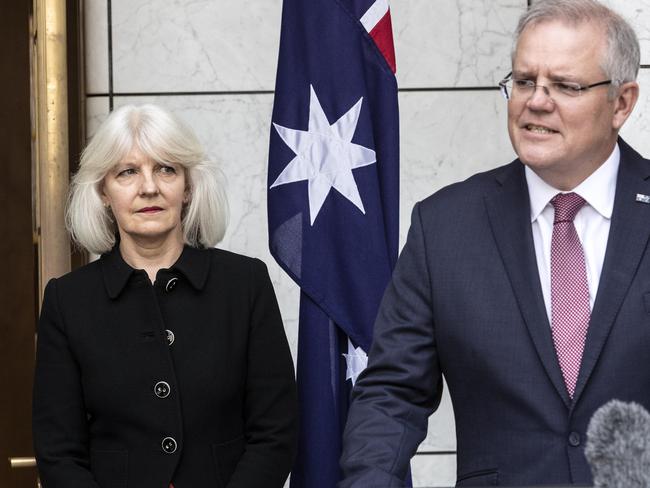 Prime Minister Scott Morrison said imported cases still make up the majority. Picture: Gary Ramage