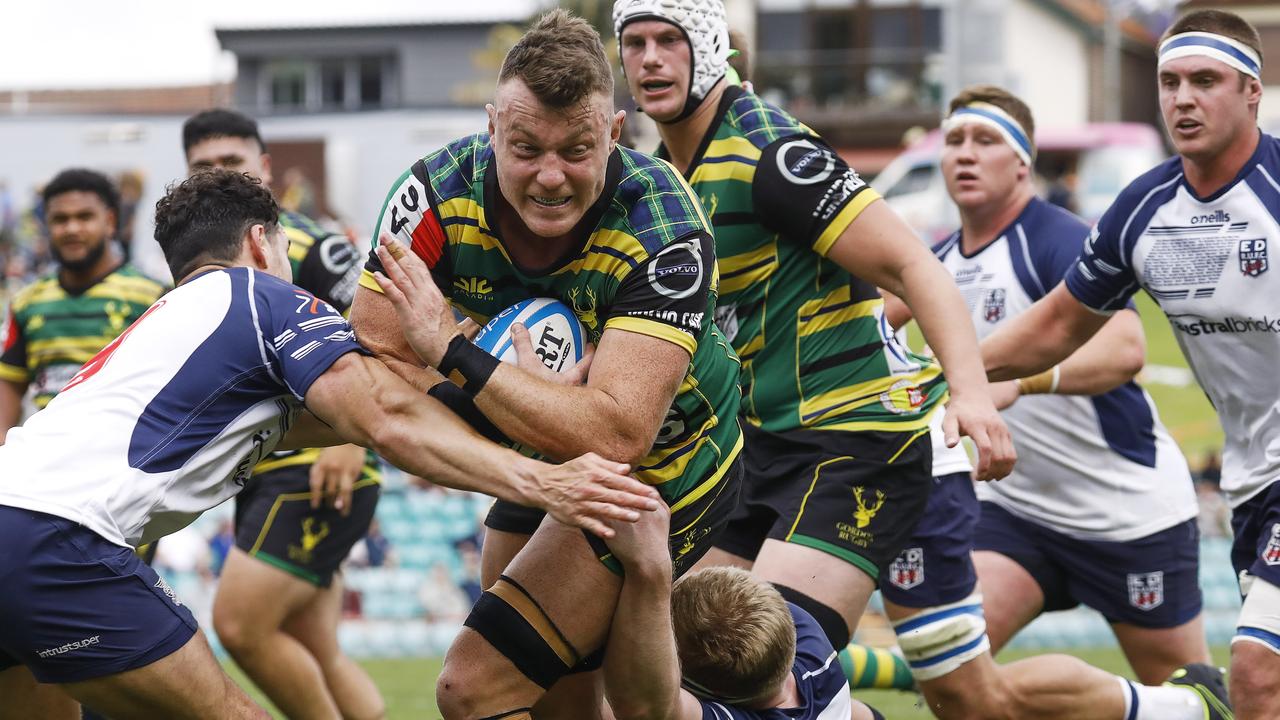 Gordon's Jack Dempsey in the Shute Shield grand final against Eastwood.