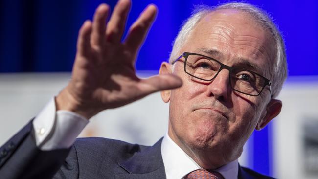 Malcolm Turnbull speaks to the Queensland Media Club yesterday. Picture: AAP