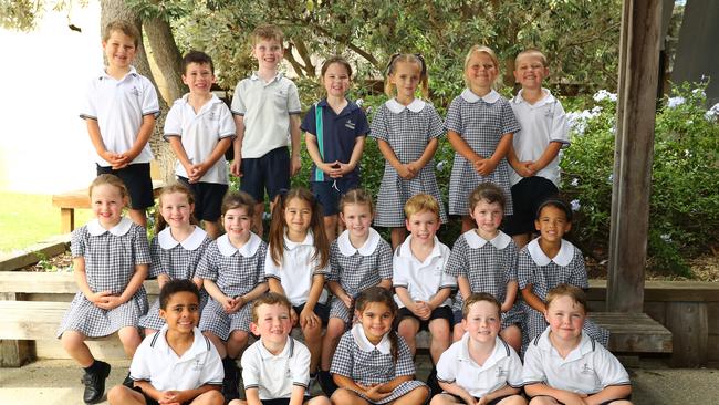 St Thomas Primary School 2025 Foundation Colleen front Cayllum Byrne, Freddie Johnson, Mila Sanzaro, Lachie Tester, Duncan Cobb. Middle Harriet McIntosh, Ellie Cuddy, Nova Badr, Florence Santalucia, Ava Allen, Reggie Rigby, Elena Kemp, Abby Gopall. Back Elijah Van Wanrooy, Reeve Burden, Valentino Holland, Connie Gleeson, Matilda Young, Coco Pigott, Charlie Flannery