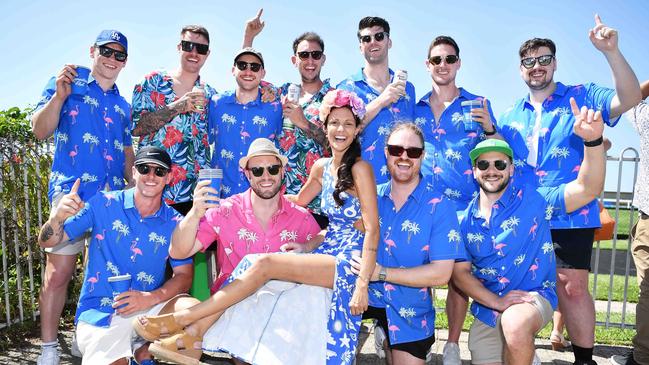 Philpy's Bucks day out with Martina Smith at Corbould Park for the Melbourne Cup Race Day in Caloundra. Picture: Patrick Woods.