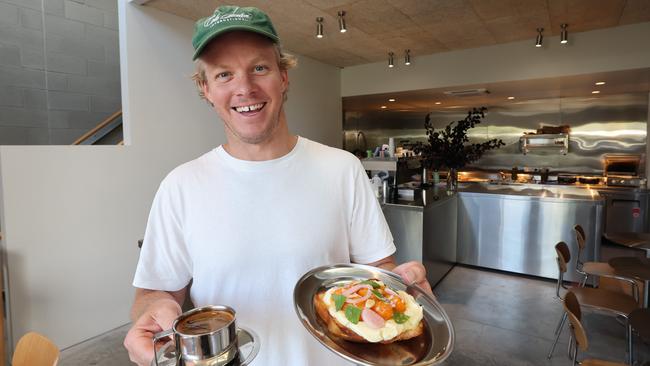 Lobby Currumbin owner DJ Swan in his new business. Picture Glenn Hampson