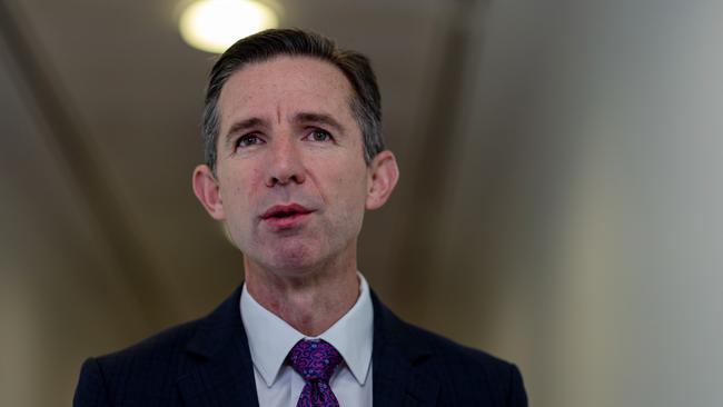 Opposition frontbencher Simon Birmingham says Julian Leeser’s pathway, ‘to narrow the scope of the constitutional changes’, could be ‘a game-changer for many Australians’. Picture: NCA NewsWire / Gary Ramage