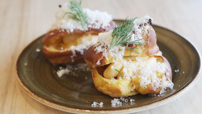 TasWeekend. Indulge. Marla Singer in Bellerive. Parmesan custard profiterole. Picture: Nikki Davis-Jones