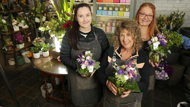 Number 8: Bronte Frick, Wendy Seymour and Esther Donker from Flower Pot Florist, Ringwood North. Picture: Norm Oorloff