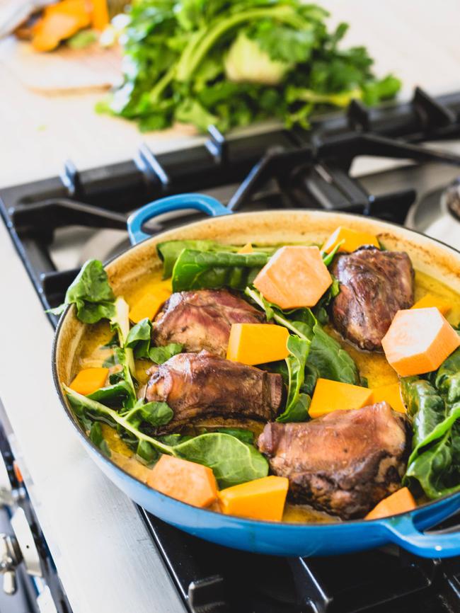 Therese Cullen spends a lot of time cooking nutritious meals with bounty from the orchard, vegetable garden and resident chooks.