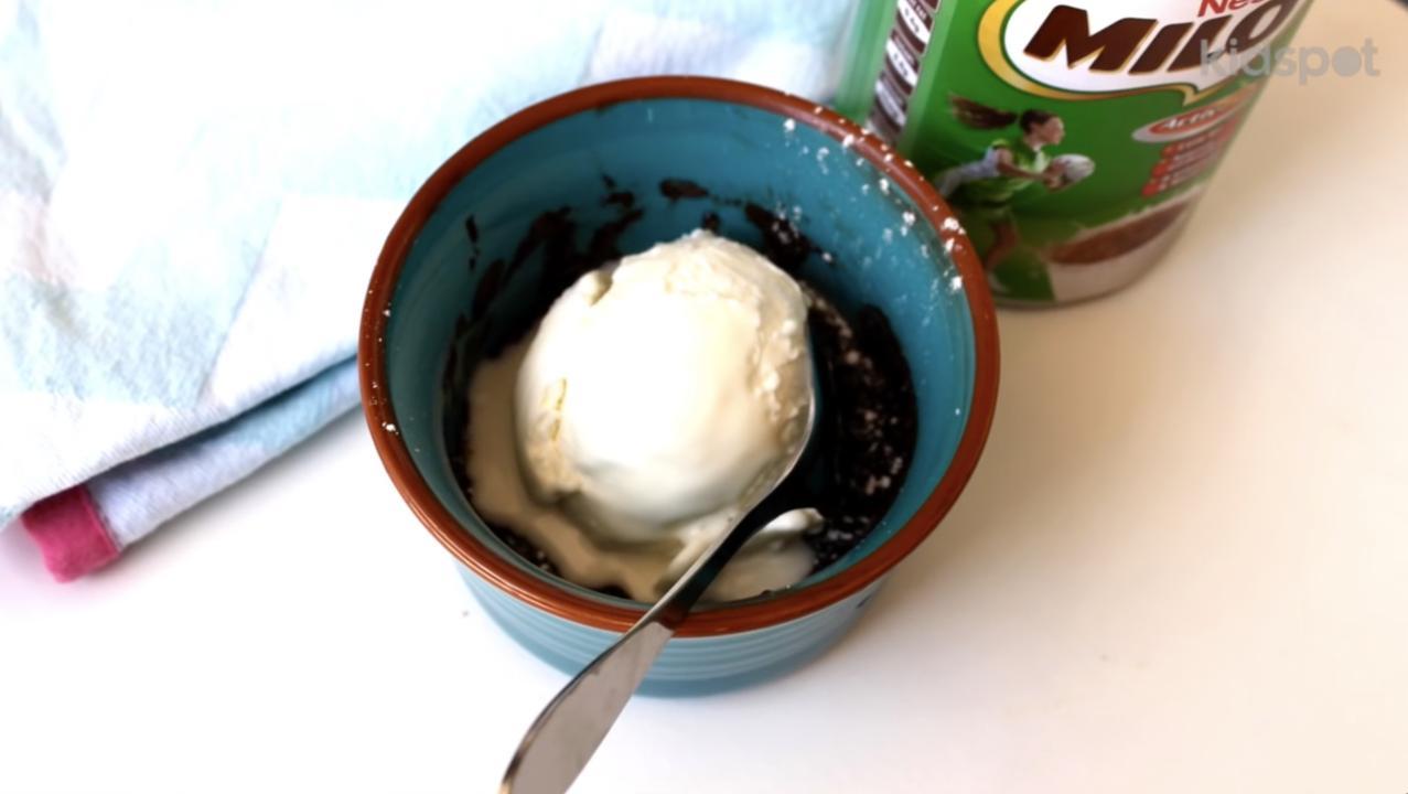 Homemade milo ice discount cream