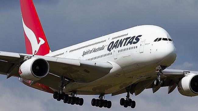 Qantas will cancel three return Dubai-London services in May because of weak demand. Pict