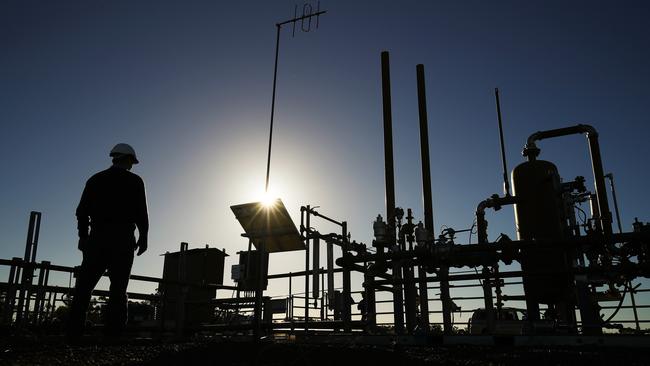 A Santos pilot well near Narrabri. Pic: Bloomberg