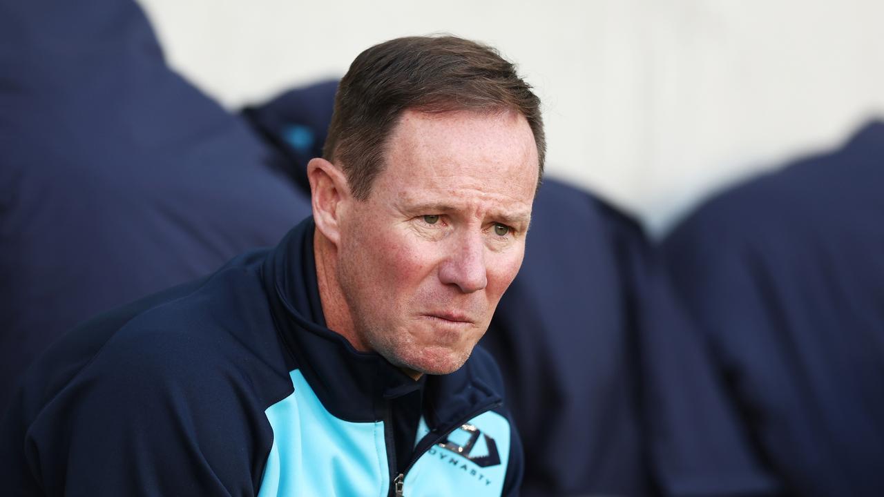 Titans coach Holbrook remains under pressure as he fights to avoid the wooden spoon. Picture: Getty Images.