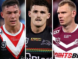 Joey Manu, Nathan Cleary and Tom Trbojevic