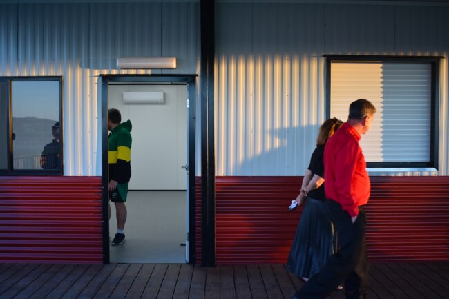 The new club house opened at about 5pm on August 4. Picture: Isabella Magee