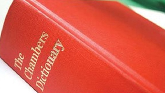 New words ... the Chambers Dictionary has added 1000 new words to its latest edition.